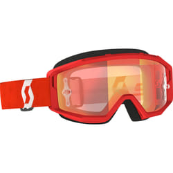 Scott Primal Lunettes de motocross, blanc-rouge pour Hommes