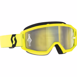 Scott Primal Lunettes de motocross, noir-jaune pour Hommes