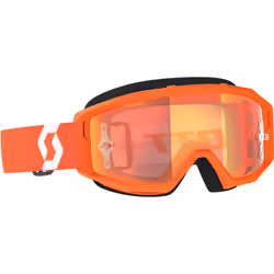 Scott Primal Lunettes de motocross, blanc-orange pour Hommes