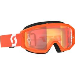 Scott Primal Lunettes de motocross, blanc-orange pour Hommes