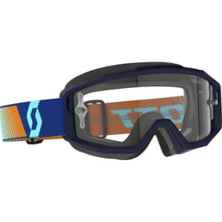 Scott Split OTG Lunettes de motocross bleues/orange, transparent pour Hommes