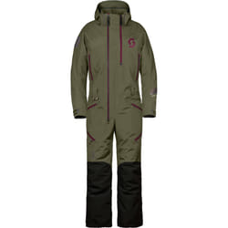 Scott DS-I Dryo 2023 Costume de motoneige une pièce pour dames, rouge-vert, taille XL pour Femmes