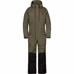 Scott DS-I Dryo 2023 Costume de motoneige une pièce pour dames, rouge-vert, taille XL pour Femmes