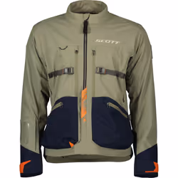 Scott Superlight Blouson textile de moto, vert-bleu, taille M pour Hommes