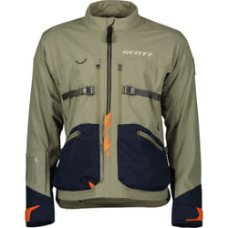 Scott Superlight Blouson textile de moto, vert-bleu, taille L pour Hommes
