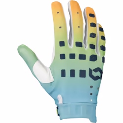 Scott Podium Pro Gants de motocross bleu/orange, bleu-orange, taille L pour Hommes