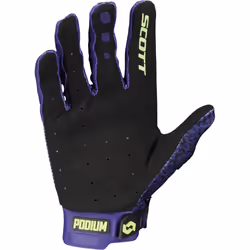 Scott Podium Pro Gants de motocross violets/verts, vert-pourpre, taille M pour Hommes