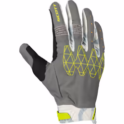 Scott X-Plore D30 Gants de motocross, gris-jaune, taille L pour Hommes