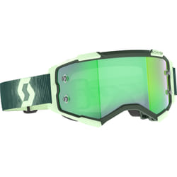Scott Fury Chrome Dark Lunettes de motocross, vert pour Hommes