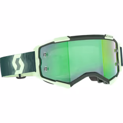 Scott Fury Chrome Dark Lunettes de motocross, vert pour Hommes