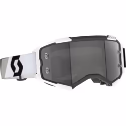 Scott Fury Light Sensitive Lunettes de motocross noir/blanc, noir-blanc pour Hommes