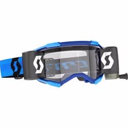 Scott Fury WFS Roll-Off Lunettes de motocross, noir-bleu pour Hommes