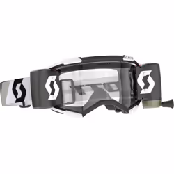 Scott Fury WFS Lunettes de motocross roulantes noires / blanches, noir-blanc pour Hommes