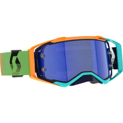 Scott Prospect AMP Chrome Lunettes de motocross, vert-orange pour Hommes