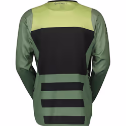 Scott Evo Race Maillot de motocross, noir-vert, taille XL pour Hommes