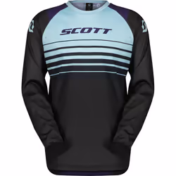 Scott Evo Swap Maillot de motocross, noir-bleu, taille XL pour Hommes