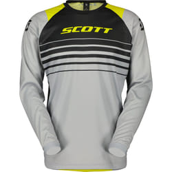 Scott Evo Swap Maillot de motocross, gris-jaune, taille M pour Hommes