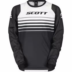 Scott Evo Swap Maillot de motocross pour enfants, noir-blanc, taille S pour Des gamins