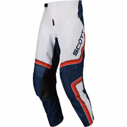 Scott Evo Dirt Pantalon de motocross, blanc-rouge, taille 32 pour Hommes