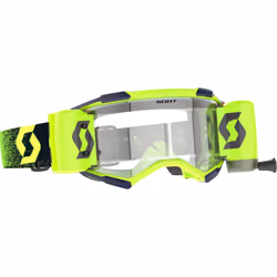 Scott Fury WFS Lunettes de motocross, vert-jaune pour Hommes