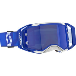 Scott Prospect 2.0 Lunettes de motocross, blanc-bleu pour Hommes