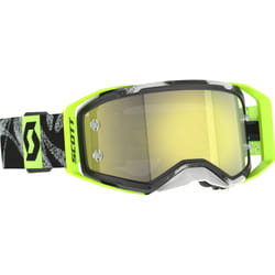 Scott Prospect 2.0 Lunettes de motocross, noir-gris-jaune pour Hommes
