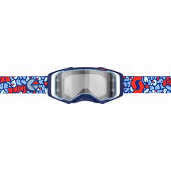 Scott Prospect Ethika Lunettes de motocross, rouge-bleu pour Hommes - Vue supplémentaire 3