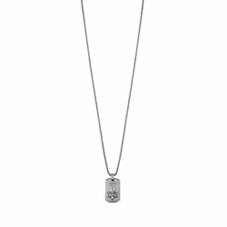 Collier GUESS JUMN01324JWAST-U Acier Homme Argent