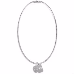 Collier Guess JUMN01300JWSTT-U Roi Lion argent
