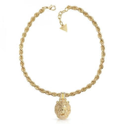 Collier Guess Lion King Acier doré - JUMN01305JWYG Doré