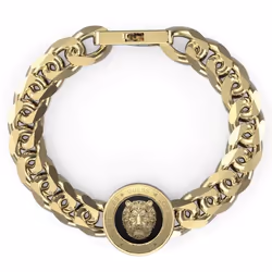 Bracelet - Guess - JUMB01314JWYGBK - Acier doré - Charm tigre - Taille S/L
