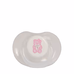 Ensemble tétine avec capuchon, support et clip bébé fille Guess