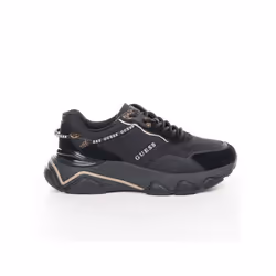 Basket Guess Femme Micola running Noir cuir