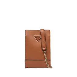 Mini sac bandoulière Guess Ref 58325 Cognac 18*12*4 cm TU Marron