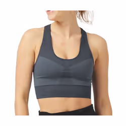 Brassière Bleu Femme Odlo Seamless