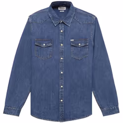 Chemise en jean manches longues slim Guess