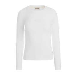T-shirt manches longues slim logo brodé femme Guess