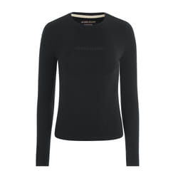 T-shirt manches longues slim logo brodé femme Guess