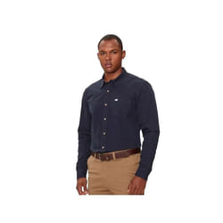 Chemise Guess Homme signature Bleu Coton