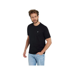 TShirt coton uni patch logo  -  Guess jeans