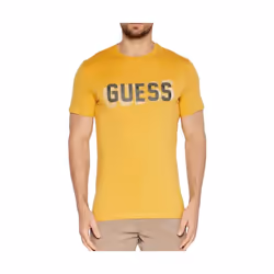 TShirt slim coton print logo  -  Guess jeans - Homme