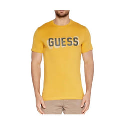 TShirt slim coton print logo  -  Guess jeans - Homme