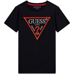 TShirt MC logo brodé  -  Guess jeans - Enfant