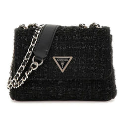 GUESS Sac à épaule bandoulière noir pour femme Giully Mini 2 Compartment Convertible Flap XS 272201