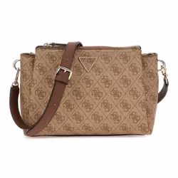 Sac à épaule bandoulière - GUESS - Noelle - Marron clair - 24x17x75 cm - 440 g