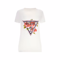 T-shirt femme Guess Roses Triangle