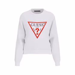 Sweat logo coton  -  Guess jeans - Femme