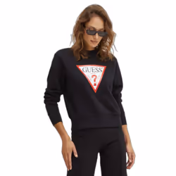 Sweat logo coton  -  Guess jeans - Femme