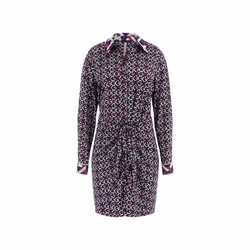 Robe manches longues femme Guess New Alya Printed