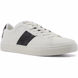 Basket détail monogramme cuir PU  -  Guess jeans - Homme